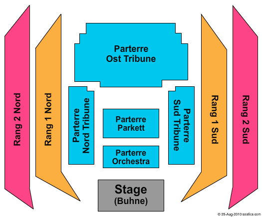 Wiener Stadthalle - Halle D Sting Seating Chart